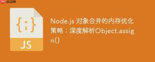 Node.js 对象合并的内存优化策略：深度解析Object.assign()