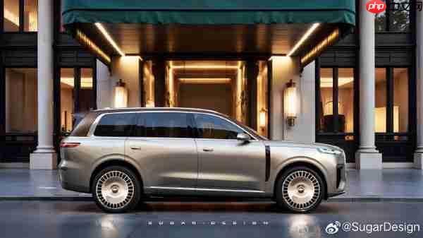 岚图泰山渲染图曝光:沿袭家族设计 配金属直瀑格栅