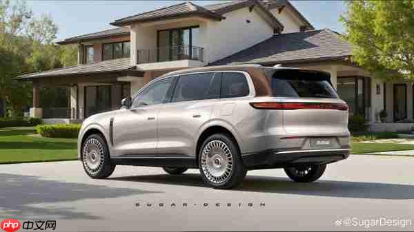 岚图泰山渲染图曝光:沿袭家族设计 配金属直瀑格栅