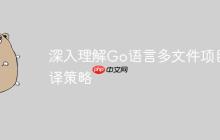 深入理解Go语言多文件项目编译策略