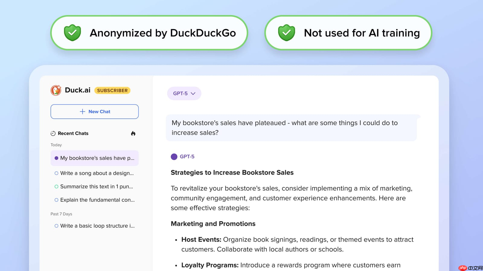 duckduckgo 在其订阅计划中添加了对高级 ai 模型的访问权限