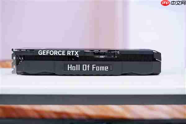 最强非公版!影驰RTX 5070 Ti HOF OC LAB黑魂X显卡图赏