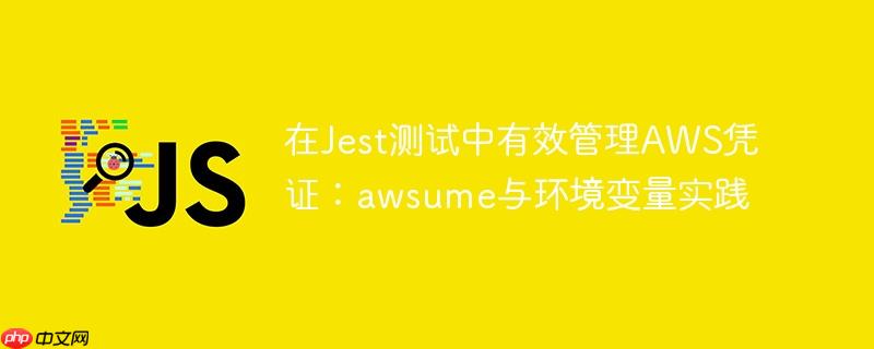 在Jest测试中有效管理AWS凭证：awsume与环境变量实践