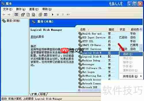 Logical Disk Manager服务解析
