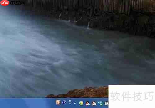 桌面右下角添加天气日历