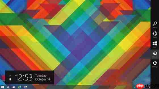 win 10设置Charms栏的小招