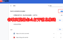 谷歌瀏覽器怎么打開消息推送