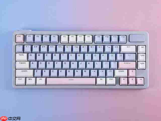  雷柏 v700 diy-75 三模机械键盘评测：200+ 价位段的大厂精品 