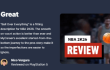 年货大作《NBA 2K26》IGN 8分！近年来的最佳水准