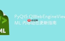 PyQt5 QWebEngineView HTML 内容动态更新指南