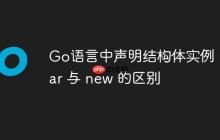 Go语言中声明结构体实例：var 与 new 的区别