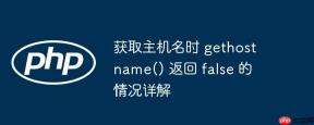 获取主机名时 gethostname() 返回 false 的情况详解