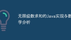 Pelaksanaan Java dan Analisis Matematik menjumlahkan Siri Infinite