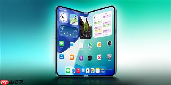 曝苹果折叠屏iPhone首次采用真全面屏形态：无刘海无挖孔