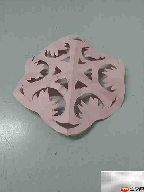 小草团花剪纸教程