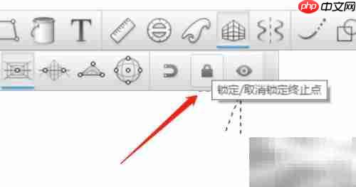 SketchBook Pro透视点无法移动