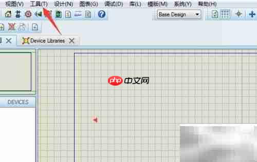 proteus 8如何设置显示模式