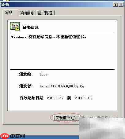 Web服务器证书申请指南