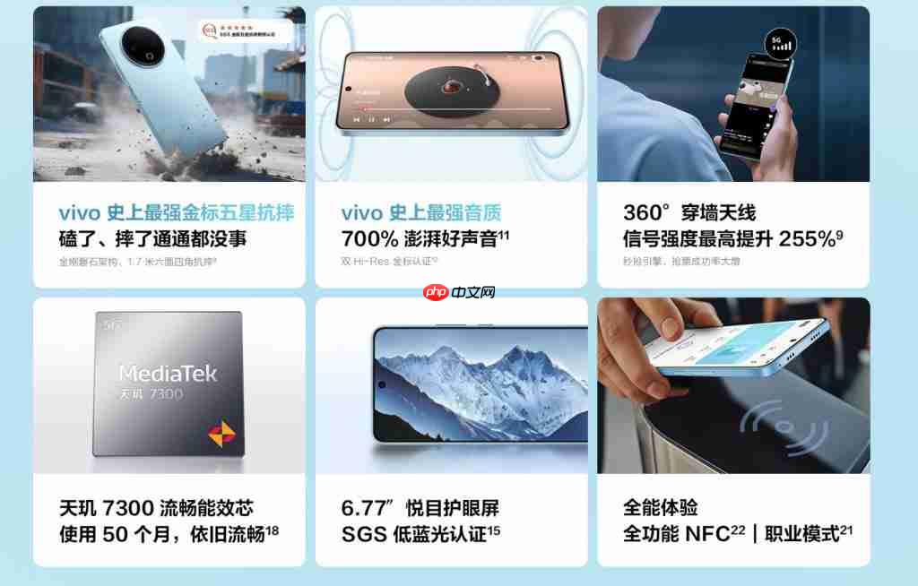 8200mAh 续航灭霸 + 军工级防护,vivo Y500 让你告别电量焦虑!