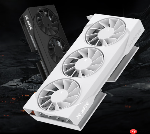 讯景RX 9060 XT更换三星显存：温度、功耗、噪音全秒杀SK海力士