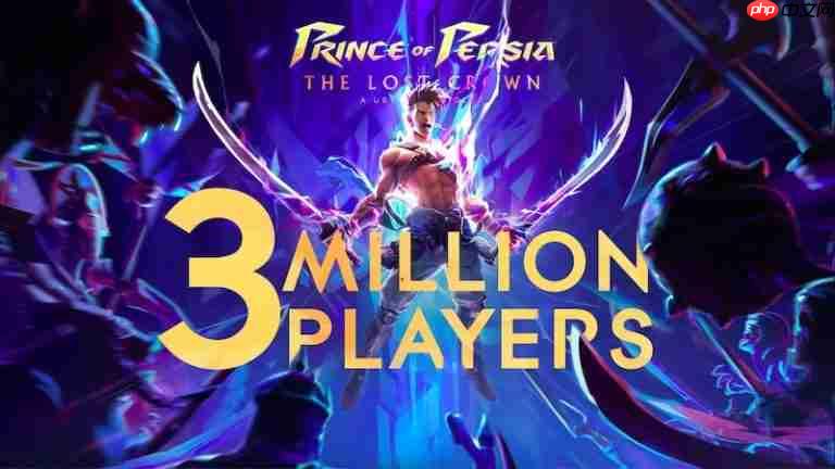 育碧宣布《波斯王子:失落的王冠》全球玩家超300万