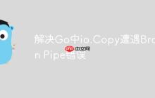 解决Go中io.Copy遭遇Broken Pipe错误