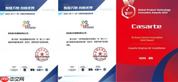 全球销量增20%!海尔空调数字化转型成果显现  IFA再获3项大奖