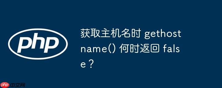 获取主机名时 gethostname() 何时返回 false?