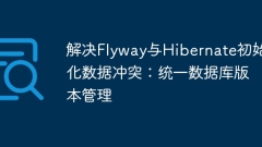 Selesaikan konflik antara data permulaan Flyway dan Hibernate: Pengurusan Versi Pangkalan Data Bersepadu