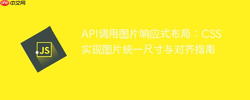 API调用图片响应式布局：CSS实现图片统一尺寸与对齐指南