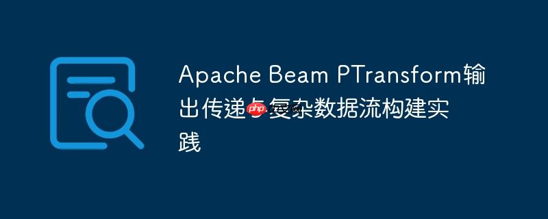 Apache Beam PTransform输出传递与复杂数据流构建实践-小浪学习网
