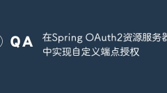 Implement custom endpoint authorization in Spring OAuth2 resource server