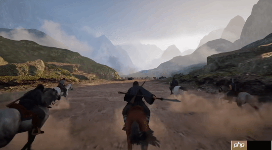 国产UE5抗日新游《山河在》首个实机演示公开！雪地骑马追火车