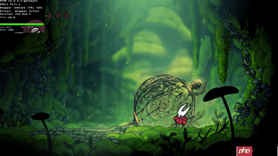 博主在手机用模拟器玩《空洞骑士：丝之歌》：轻松达4K 60帧！