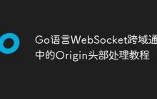 Go语言WebSocket跨域通信中的Origin头部处理教程
