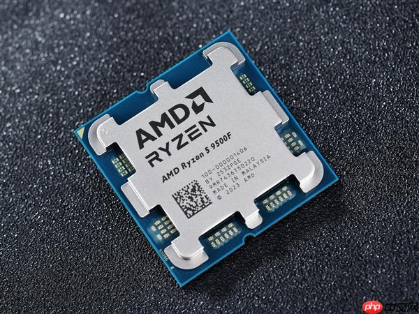 AMD锐龙5 9500F首测 游戏帧数超越14600K