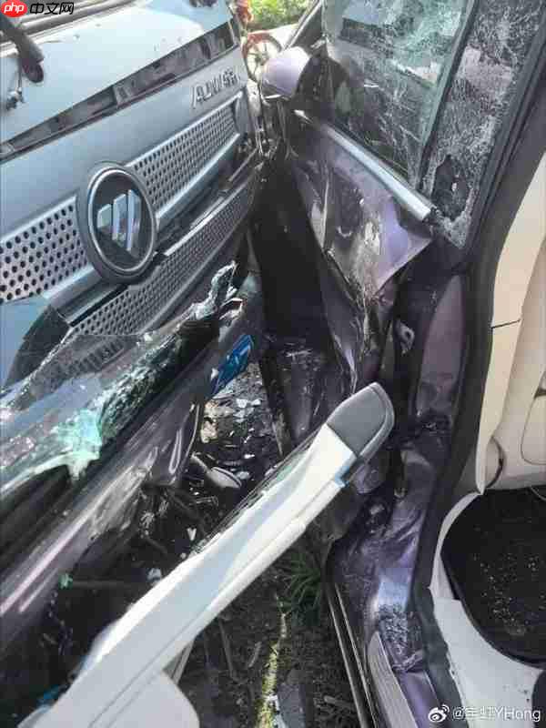 智界R7被货车撞击乘客无恙 海蓝天：安全是最大的豪华