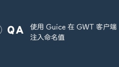 使用 Guice 在 GWT 客戶端注入命名值
