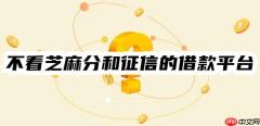 不看芝麻分和征信的借款平台：这几个比较容易借款、容易通过