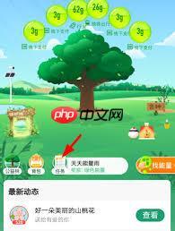 螞蟻森林怎么得到粉紅樹