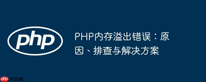PHP内存溢出错误：原因、排查与解决方案