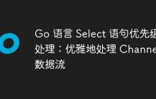 Go 语言 Select 语句优先级处理:优雅地处理 Channel 数据流