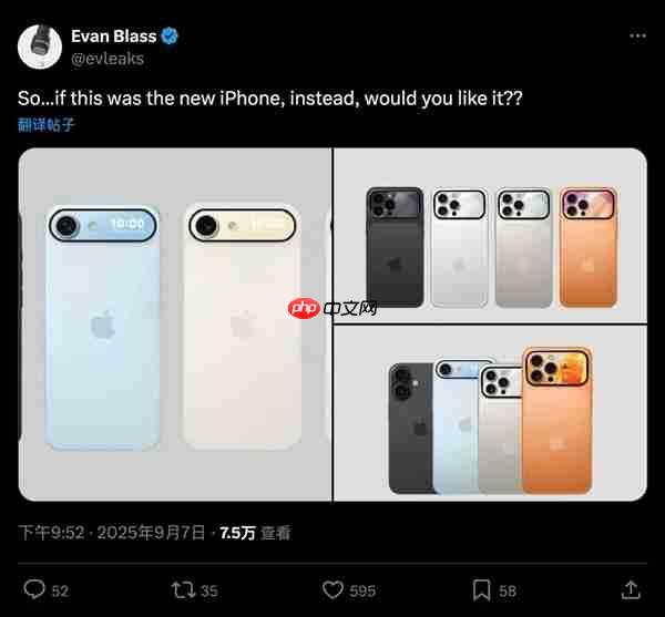国外大神曝iphone 17隐藏款:摄像头模组带副屏 或成苹果全新功能ip