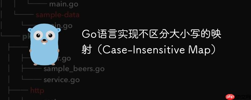 Go语言实现不区分大小写的映射(Case-Insensitive Map)