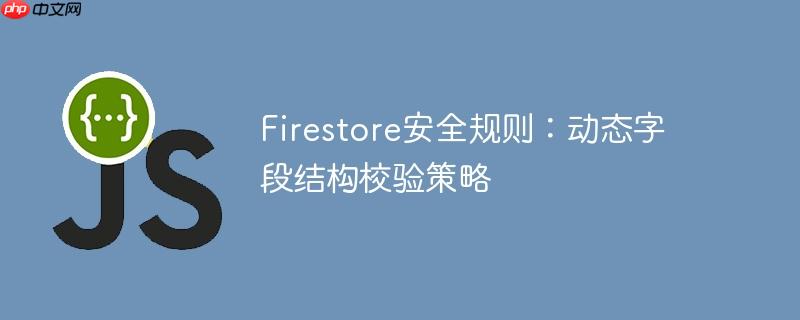 Firestore安全规则：动态字段结构校验策略