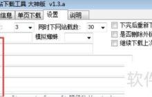 設置整站下載器避錯技巧