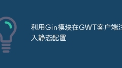 Use Gin module to inject static configuration into GWT client