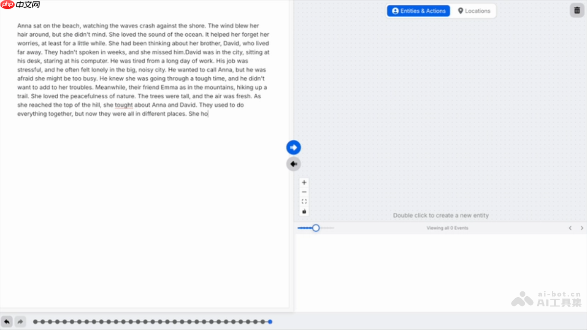 Visual Story-Writing— AI写作工具,可视化构建故事