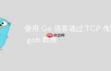 使用 Go 语言通过 TCP 传输 gob 数据