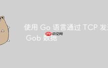 使用 Go 语言通过 TCP 发送 Gob 数据